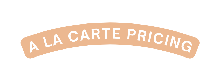 a la carte pricing